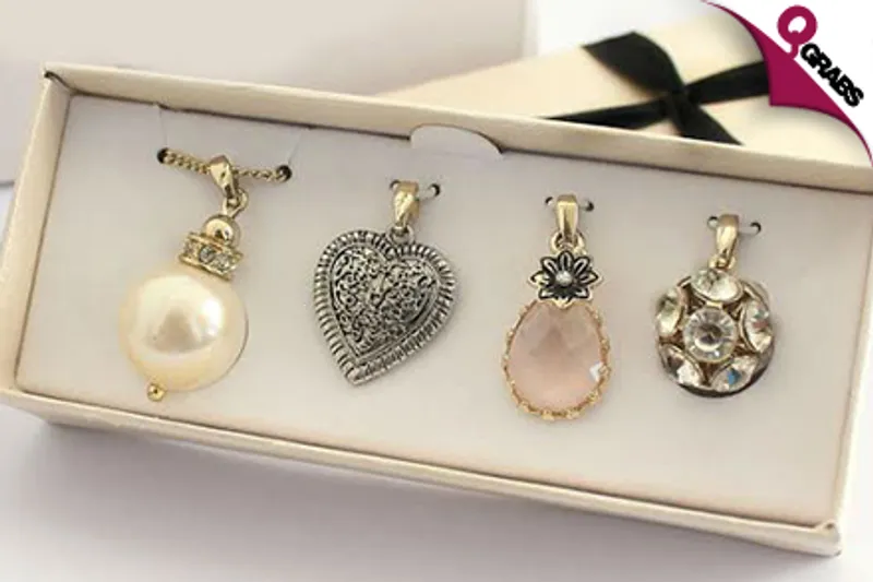 For QR99, Keep Your Jewelry Options Open with Necklace Pendant Sets - Choose from 2 Pretty Sets! (QR169 Value)
